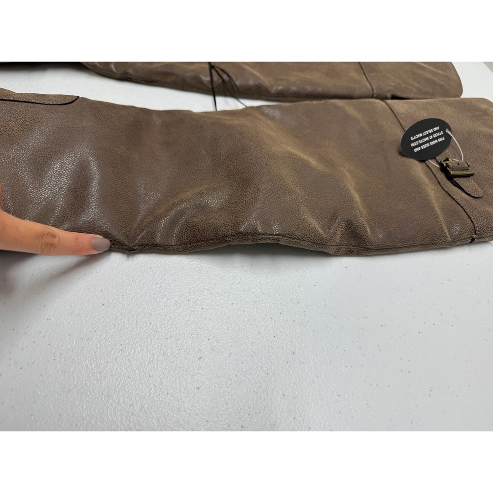 American Rag Over The Knee Boots Women 6.5 Brown Catelyn Buckle - Picture 7 of 10